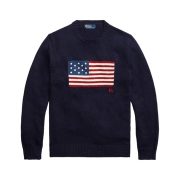 Ralph Lauren Sweater American Flag Navy